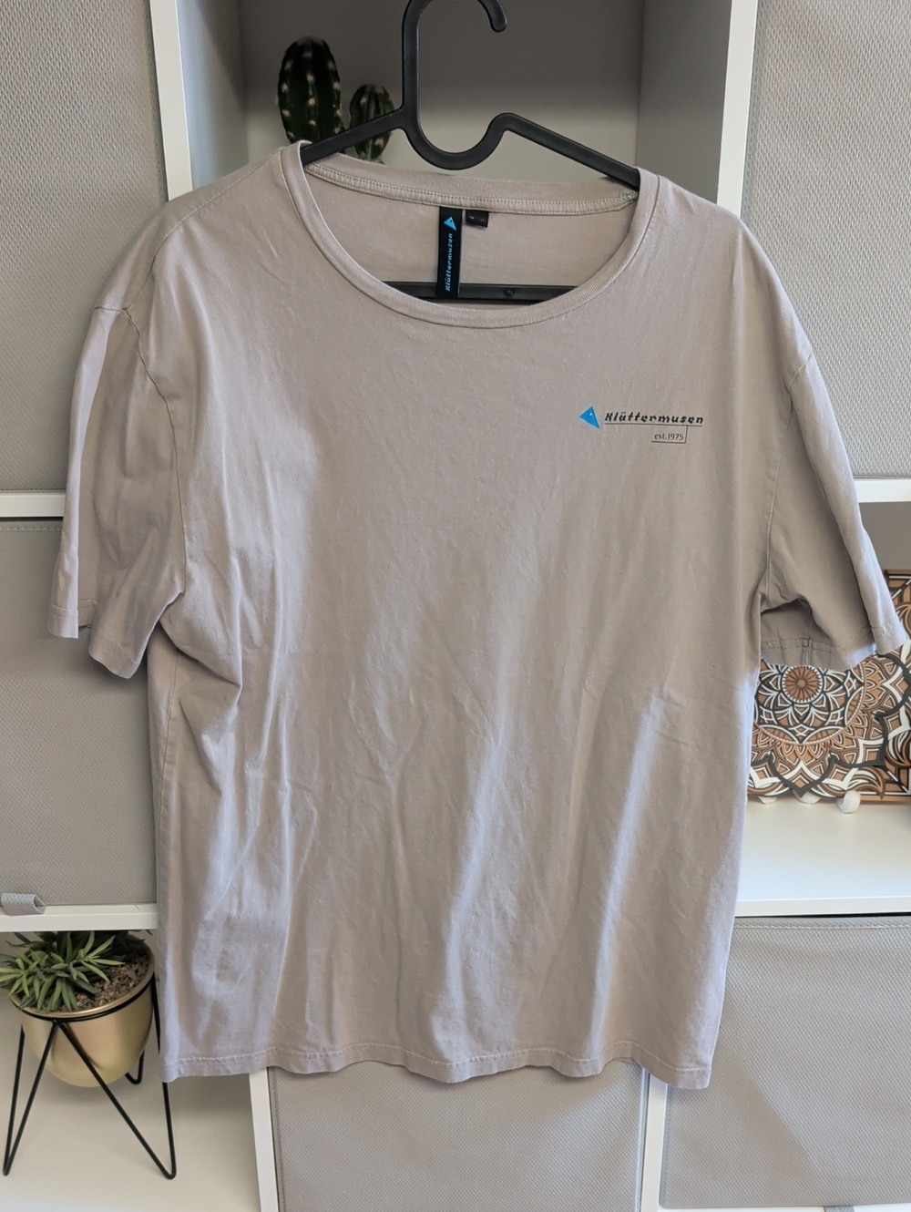 Sand Short-Sleeve Logo Tee for Men